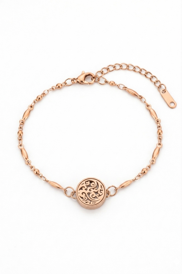 Ornate Swirl Diffuser Bracelet - 12mm Class Size