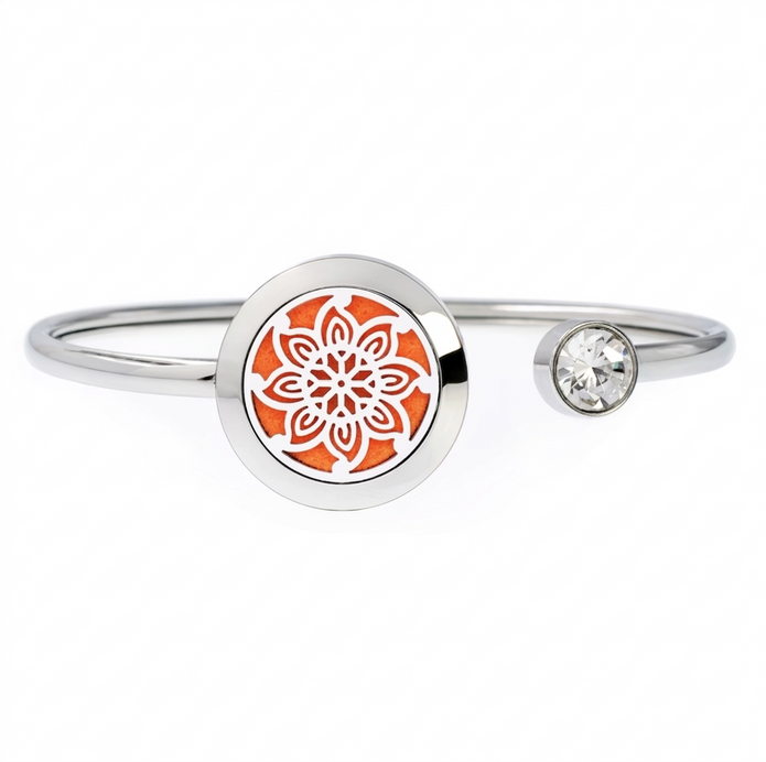 Floral Harmony Diffuser Bangle