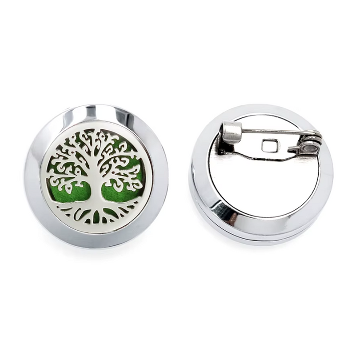 Tree of Life Diffuser Brooch – 20mm Statement Size