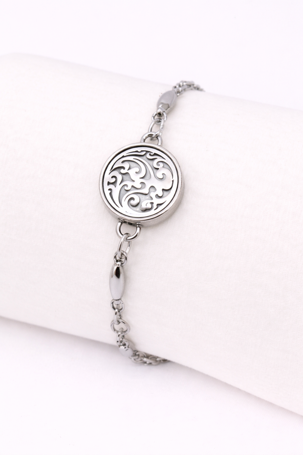 Ornate Swirl Diffuser Bracelet - 12mm Class Size