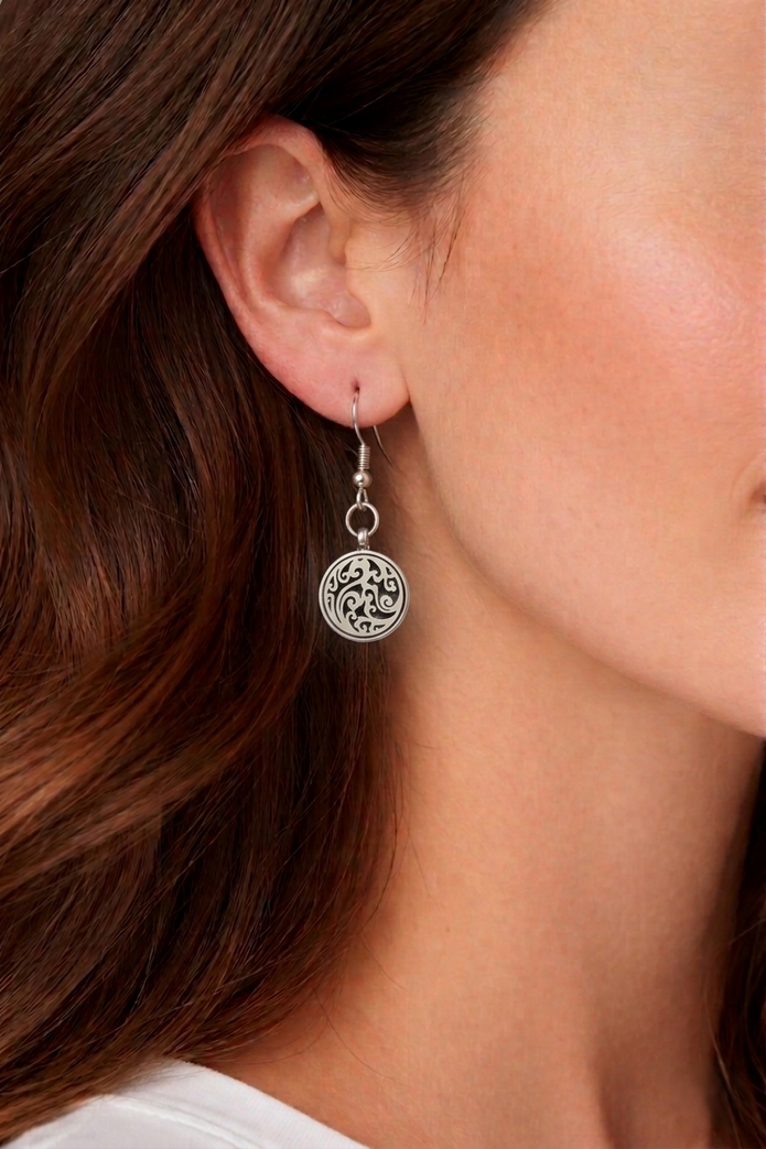 Ornate Swirl Diffuser Earrings