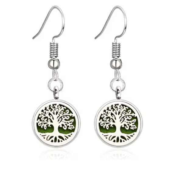 Tree of Life Diffuser Earrings