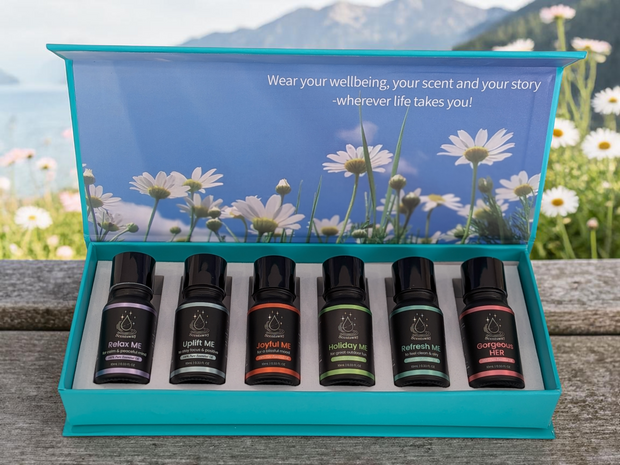 Signature Blend Essential Oil Box Set — 6 × 10mL