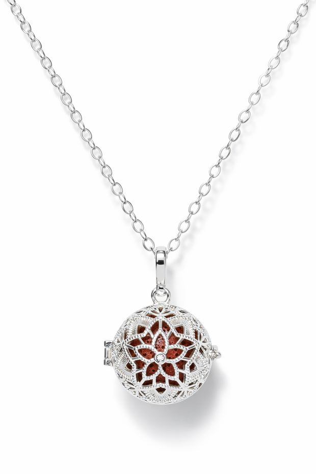 Star Garden Silver Cage Necklace